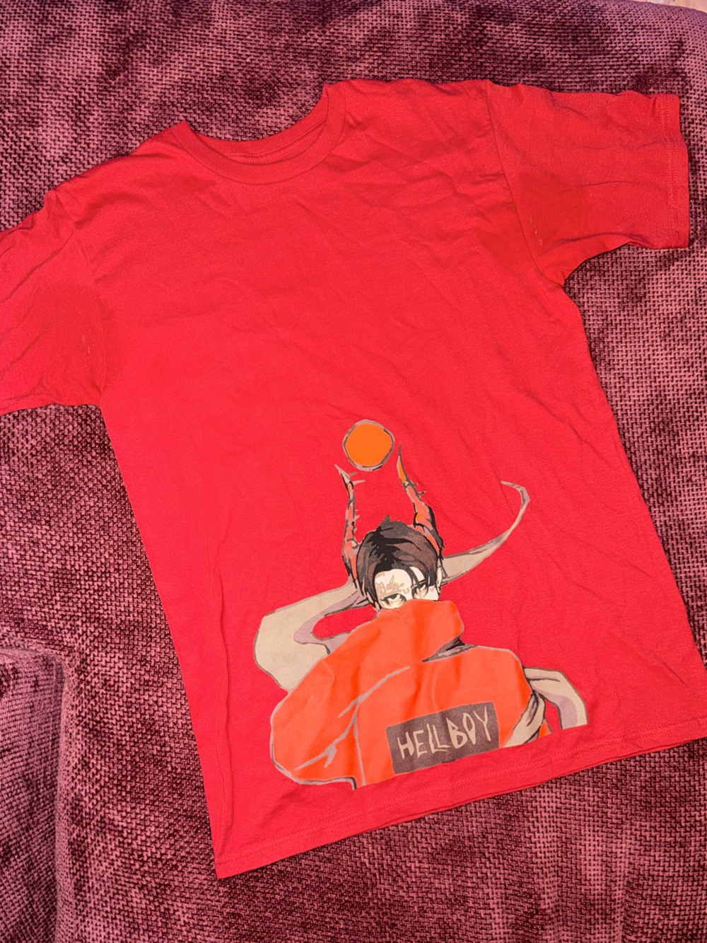 Lil Peep Red HellBoy Graphic T-Shirt - Official Merch